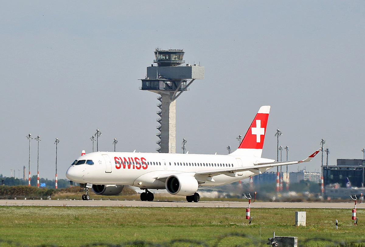 Swiss, Airbus A 220-300, HB-JCL, BER, 06.08.2021