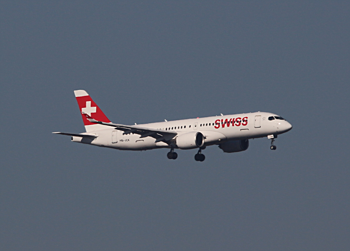 Swiss, Airbus A 220-300, HB-KCK, BER, 06.03.2026
