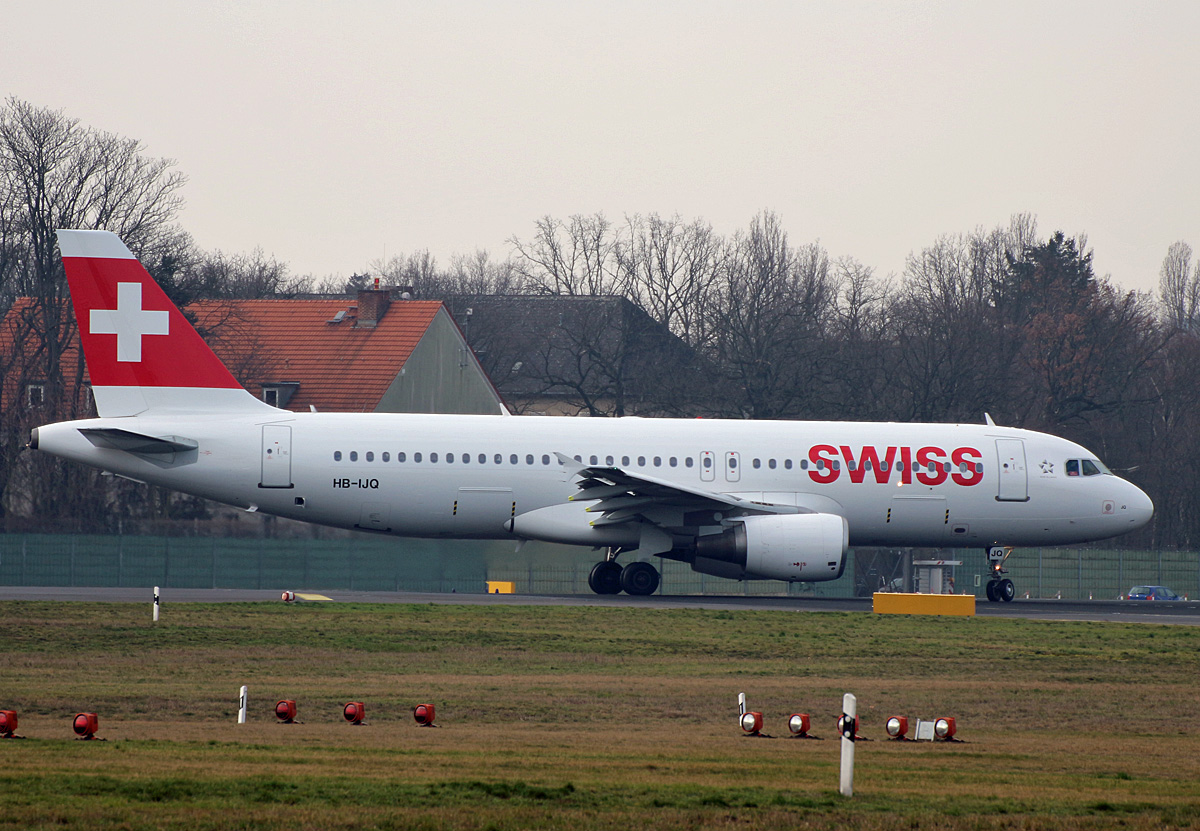 Swiss, Airbus A 320-214, HB-IJQ, TXL, 05.03.2020