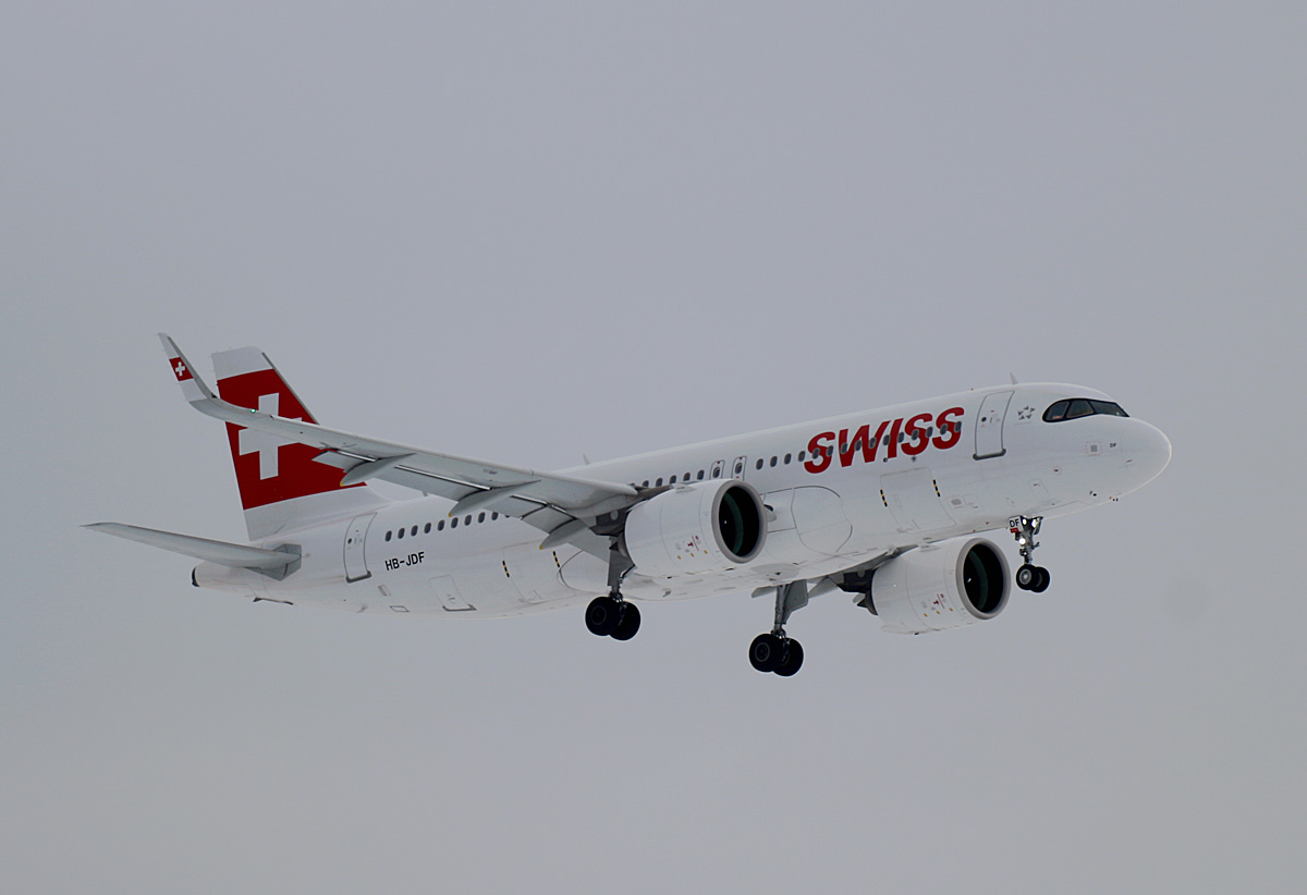 Swiss, Airbus A 320-271N, HB-JDF, BER, 20.01.2024