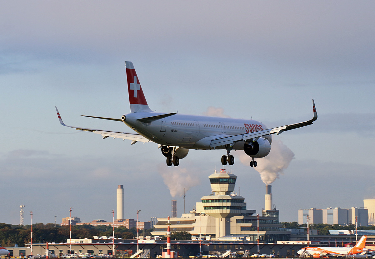 Swiss, Airbus A 321-271NX, HB-JPA, TXL, 11.10.2020