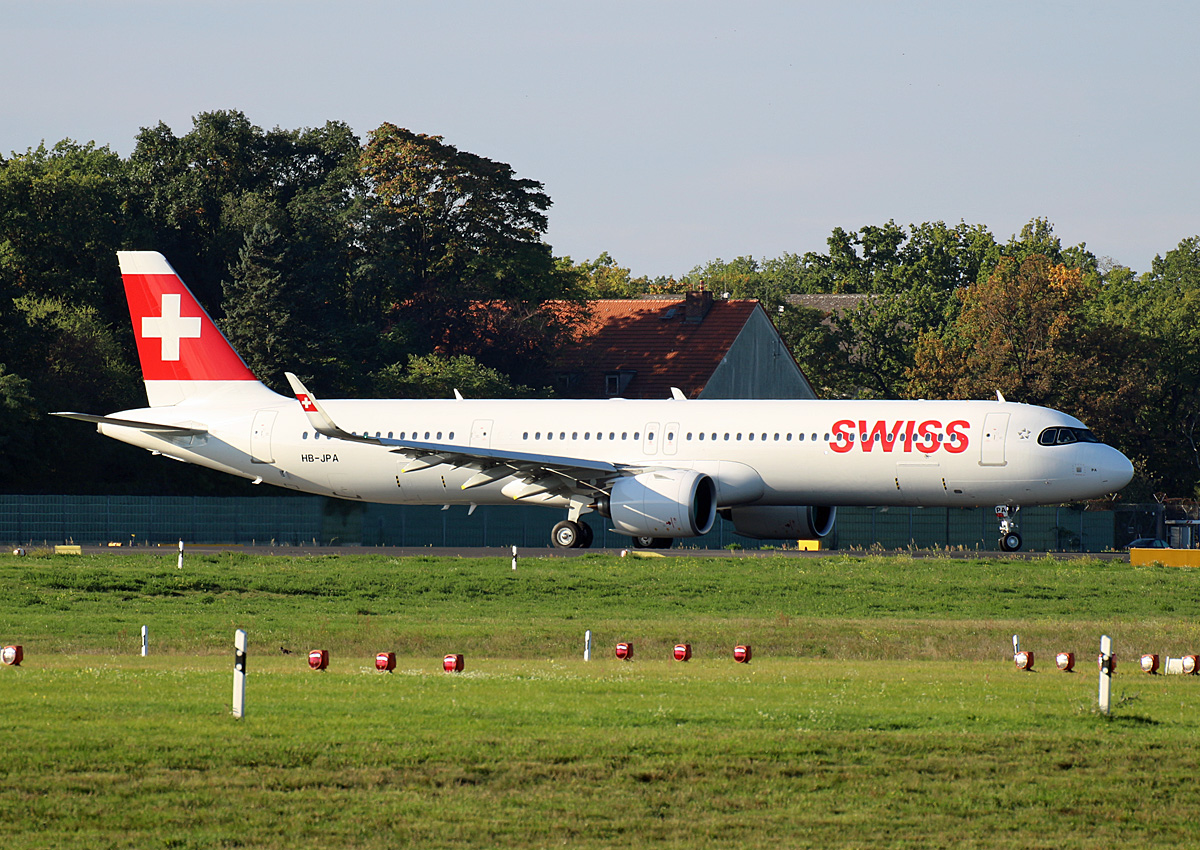 Swiss, Airbus A 321-271NX, HB-JPA, TXL, 11.10.2020