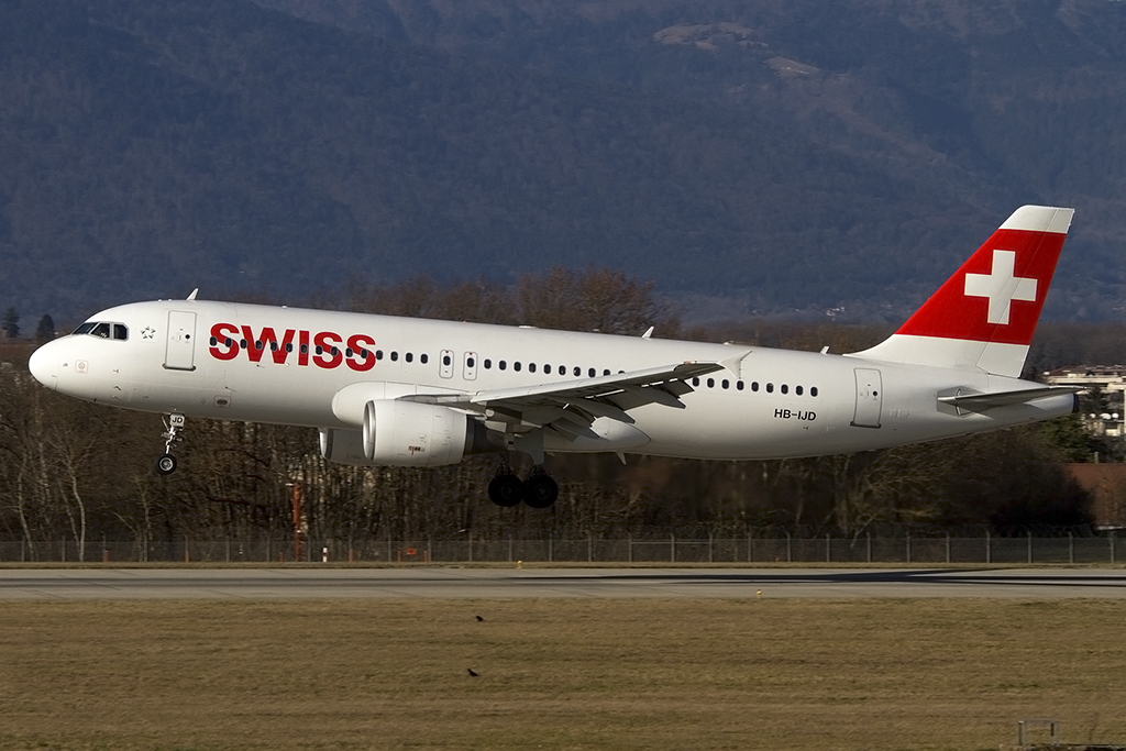 Swiss, HB-IJD, Airbus, A320-214, 13.01.2015, GVA, Geneve, Switzerland 




