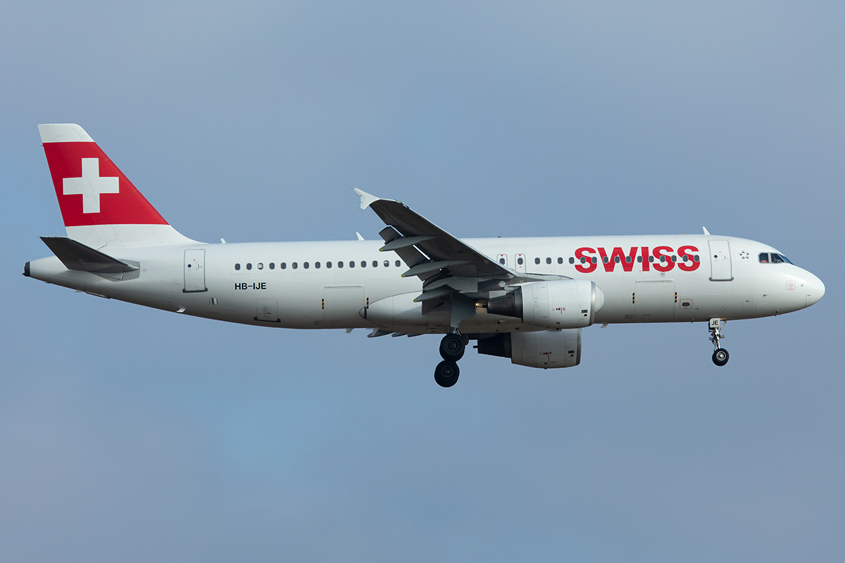 Swiss, HB-IJE, Airbus, A320-214, 21.01.2020, ZRH, Zürich, Switzerland






