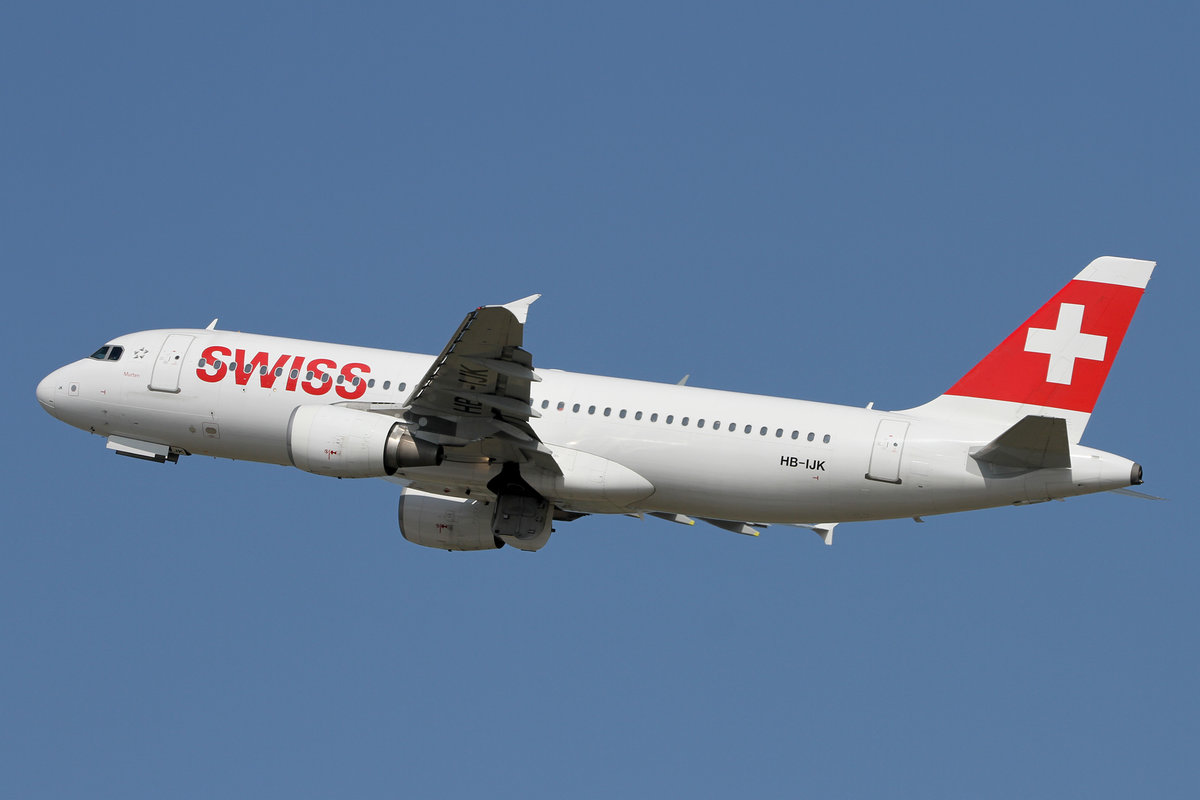 Swiss, HB-IJK   Murten , Airbus, A 320-214 sl, DUS-EDDL, Dsseldorf, 21.08.2019, Germany 