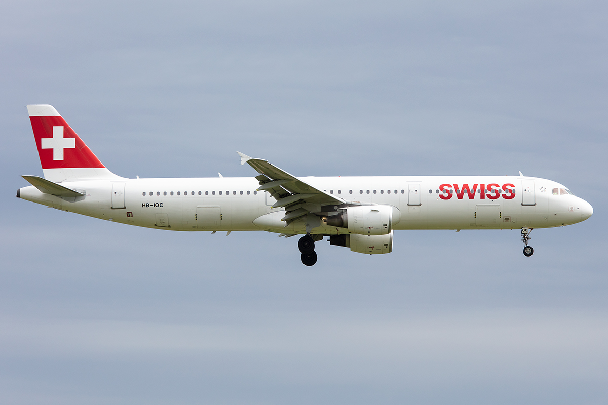 Swiss, HB-IOC, Airbus, A321-111, 17.08.2019, ZRH, Zürich, Switzerland




