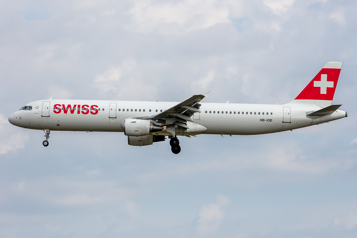 Swiss, HB-IOD, Airbus, A321-111, 16.08.2021, BER, Berlin, Germany