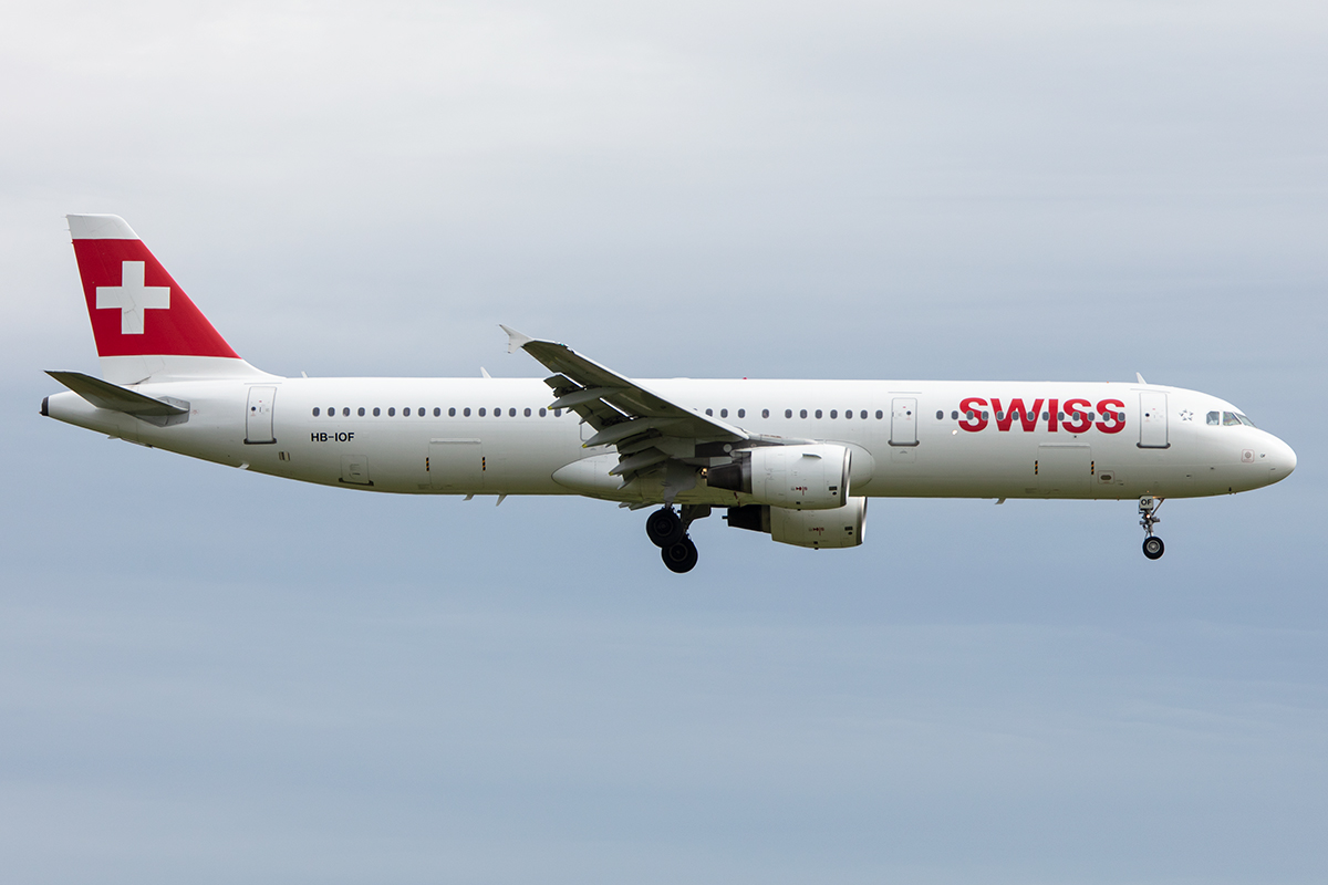 Swiss, HB-IOF, Airbus, A321-111, 17.08.2019, ZRH, Zürich, Switzerland



