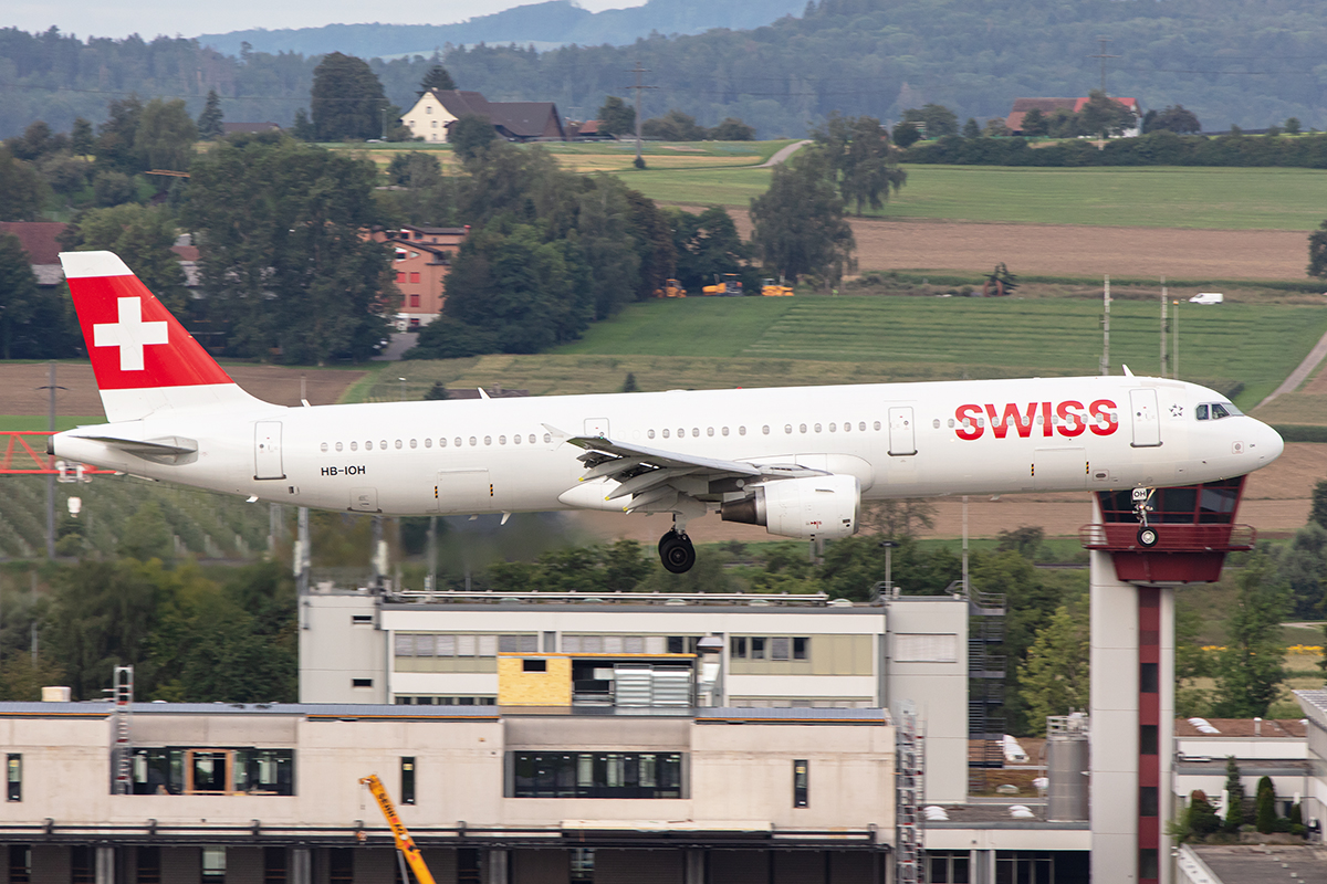 Swiss, HB-IOH, Airbus, A321-111, 17.08.2019, ZRH, Zürich, Switzerland

