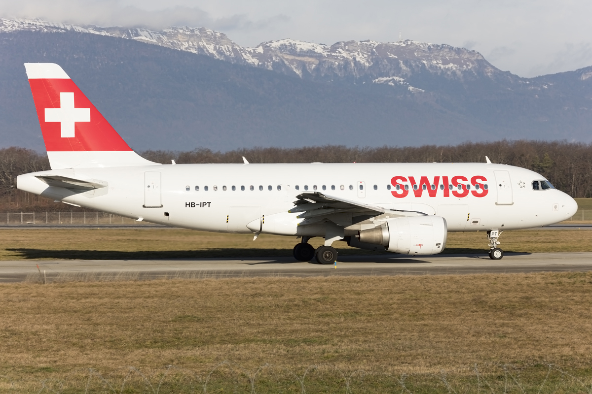 Swiss, HB-IPT, Airbus, A319-112, 30.01.2016, GVA, Geneve, Switzerland 




