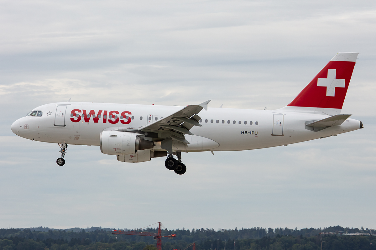 Swiss, HB-IPU, Airbus, A319-112, 17.08.2019, ZRH, Zürich, Switzerland



