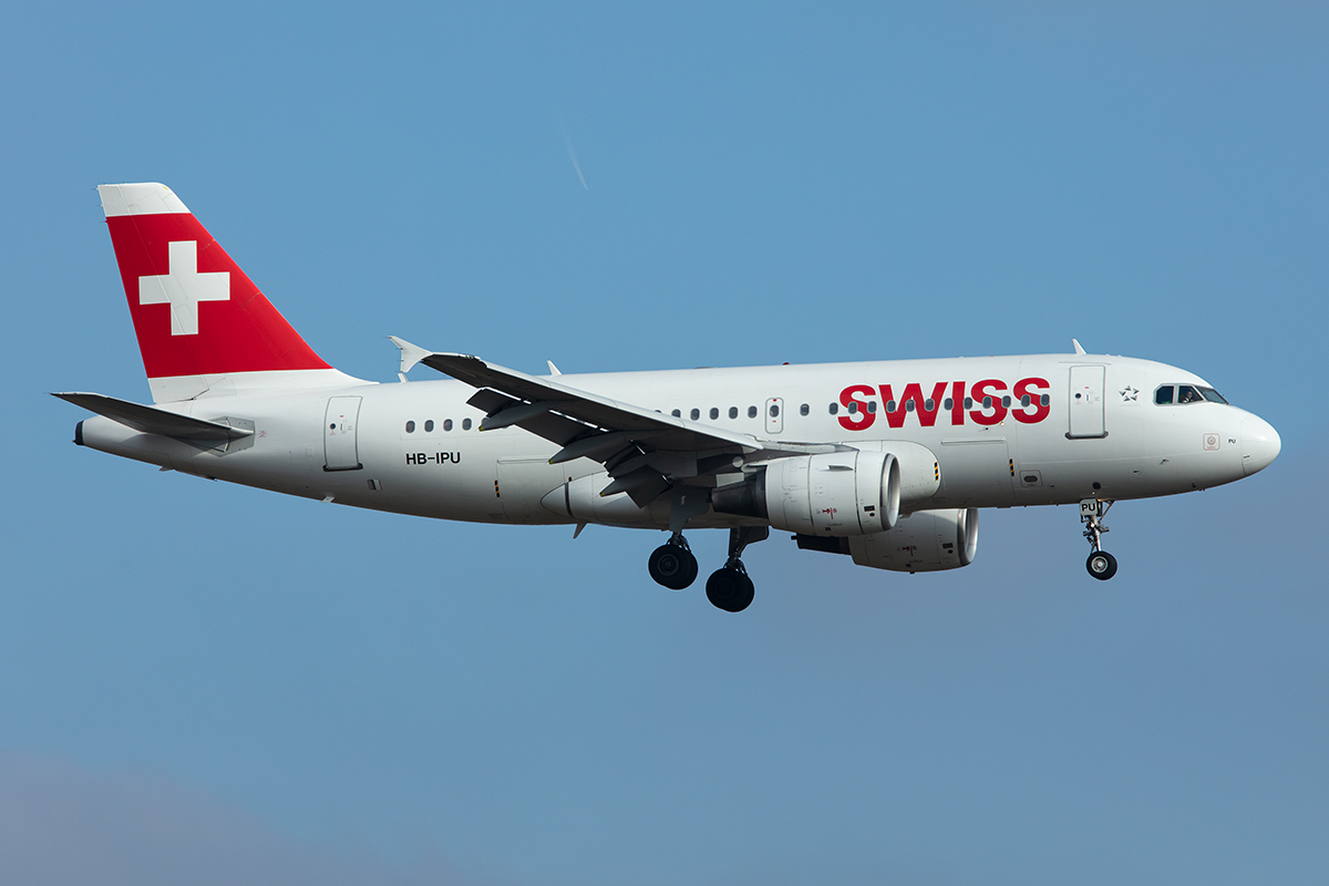 Swiss, HB-IPU, Airbus, A319-112, 21.01.2020, ZRH, Zürich, Switzerland




