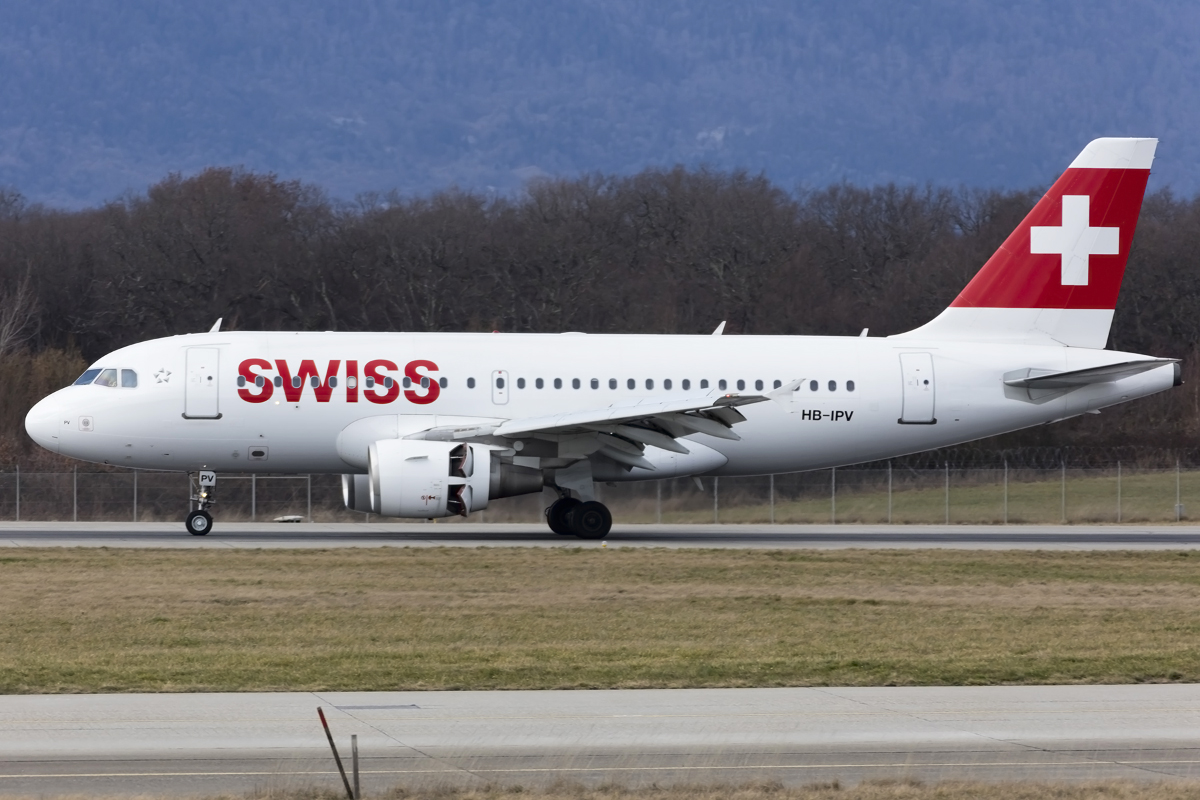 Swiss, HB-IPV, Airbus, A319-112, 30.01.2016, GVA, Geneve, Switzerland 


