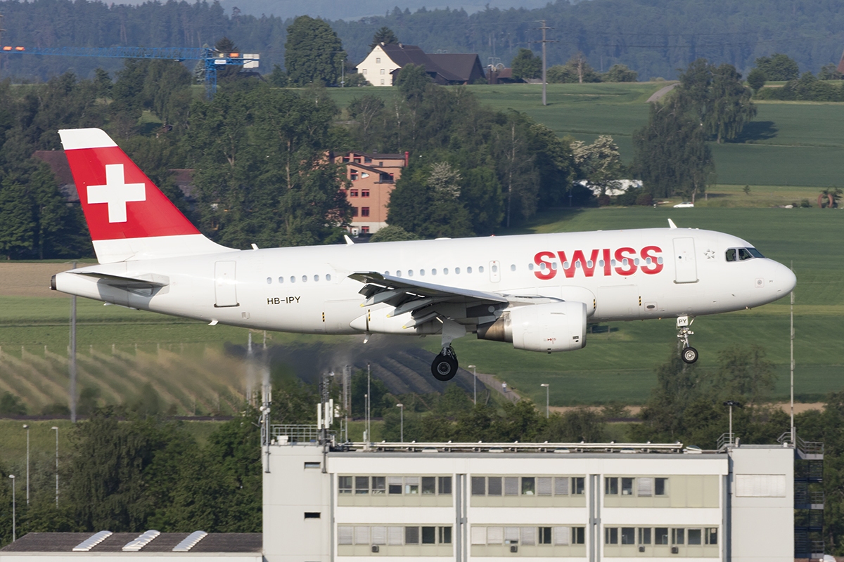 Swiss, HB-IPY, Airbus, A319-112, 25.05.2017, ZRH, Zürich, Switzerland 



