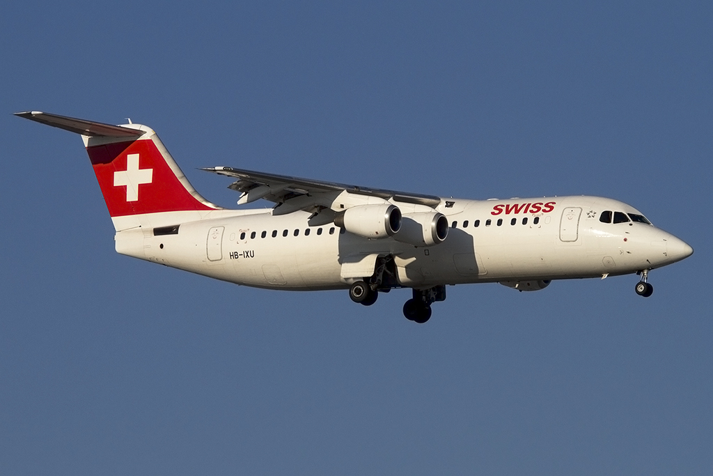 Swiss, HB-IXU, BAe, ARJ-100, 10.02.2015, ZRH, Zürich, Switzerland



