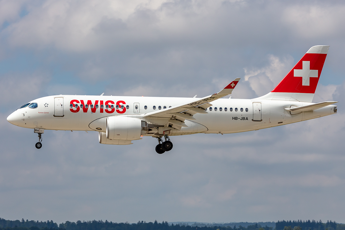 Swiss, HB-JBA, Airbus, A220-100, 26.06.2021, ZRH, Zürich, Switzerland