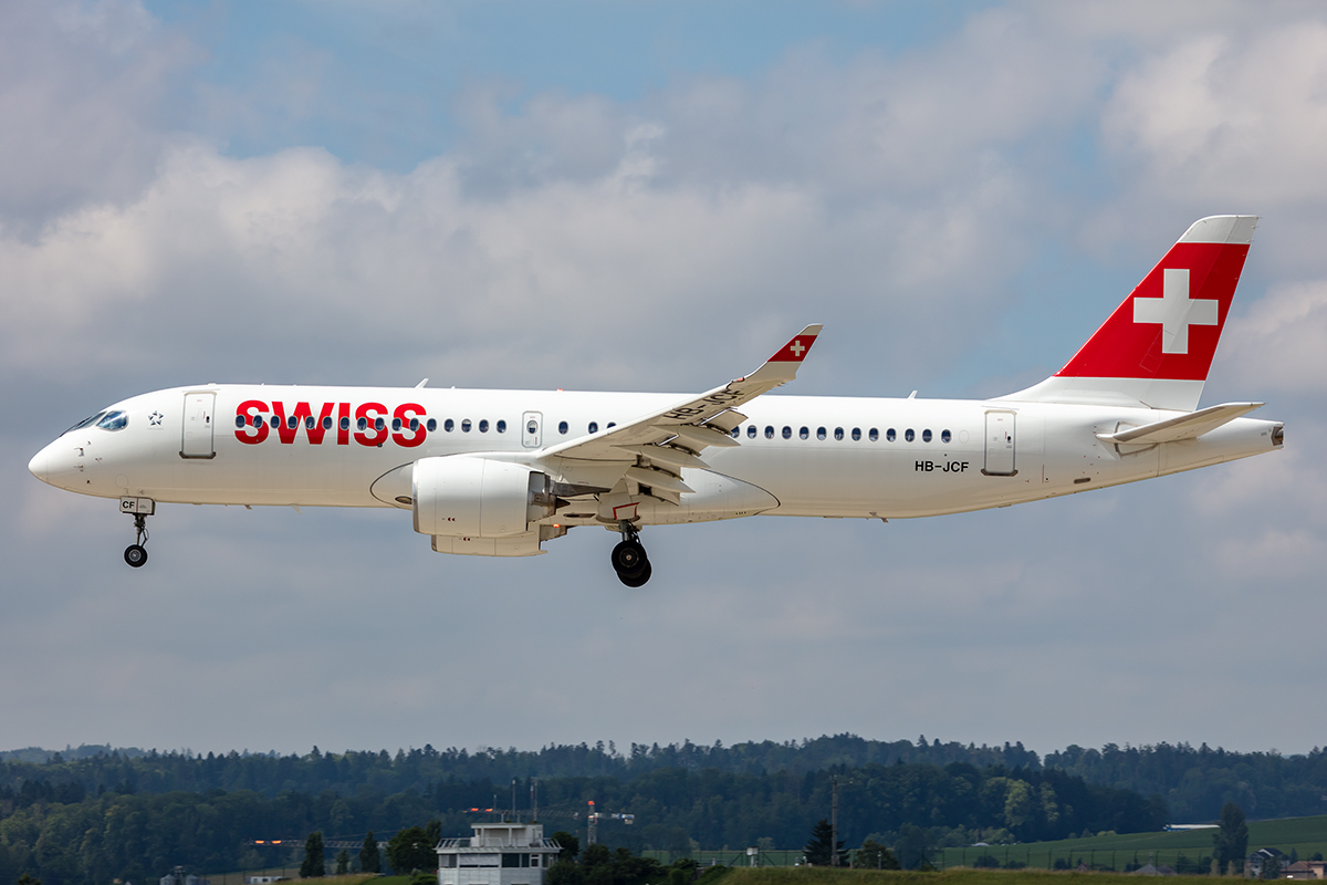 Swiss, HB-JCF, Airbus, A220-300, 26.06.2021, ZRH, Zürich, Switzerland