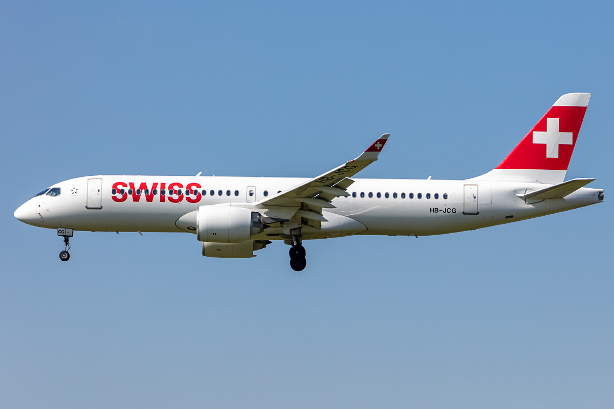 Swiss, HB-JCG, Airbus, A220-300, 28.04.2022, ZRH, Zürich, Switzerland
