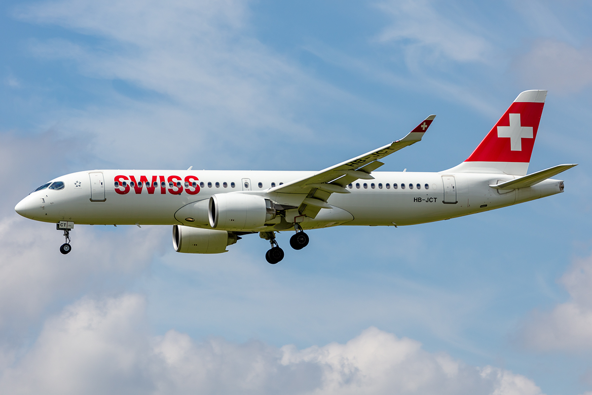 Swiss, HB-JCT, Airbus, A220-300, 26.06.2021, ZRH, Zürich, Switzerland