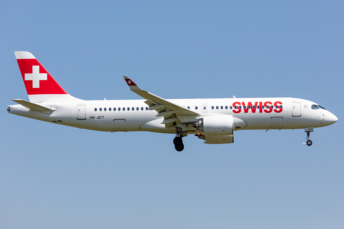Swiss, HB-JCT, Airbus, A220-300, 28.04.2022, ZRH, Zürich, Switzerland