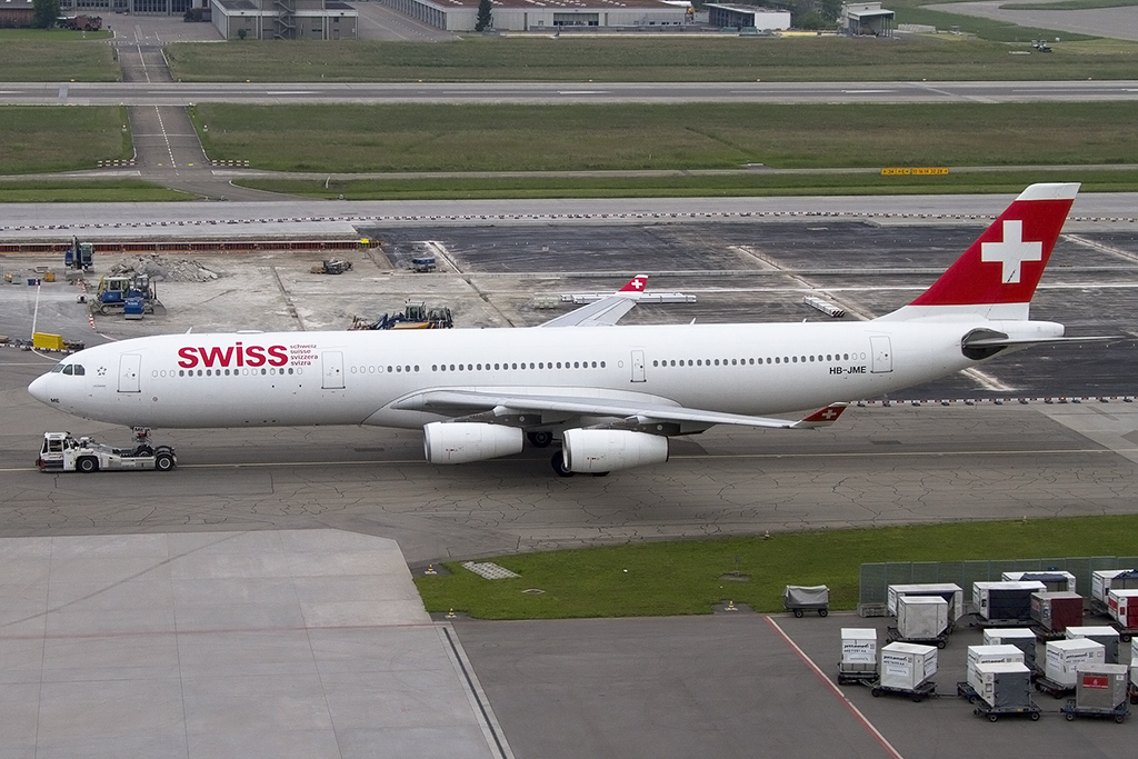Swiss, HB-JME, Airbus, A340-313X, 24.05.2015, ZRH, Zürich, Switzerland 


