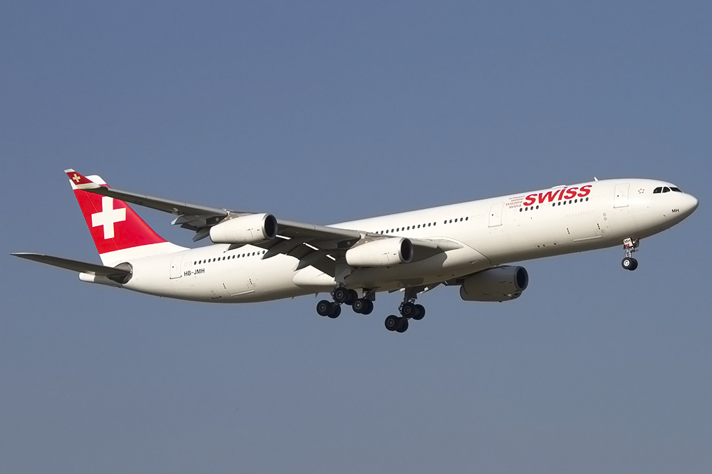 Swiss, HB-JMH, Airbus, A340-313X, 09.03.2014, ZRH, Zürich, Switzerland 



