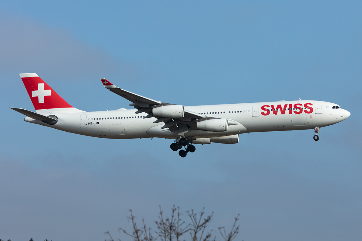 Swiss, HB-JMI, Airbus, A340-313X, 21.01.2020, ZRH, Zürich, Switzerland




