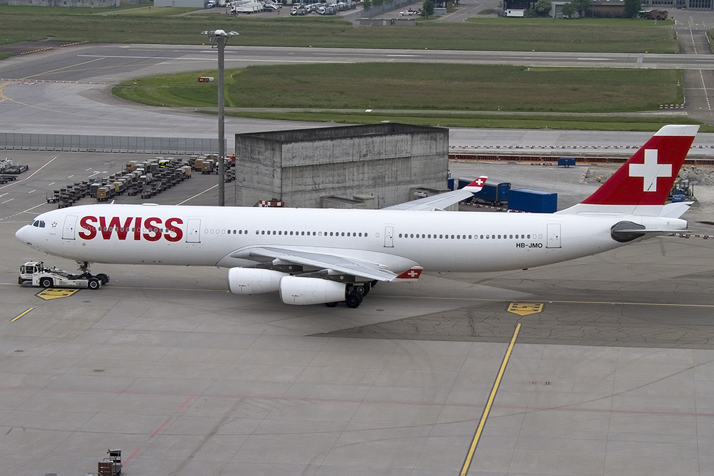Swiss, HB-JMO, Airbus, A340-313X, 24.05.2015, ZRH, Zürich, Switzerland 



