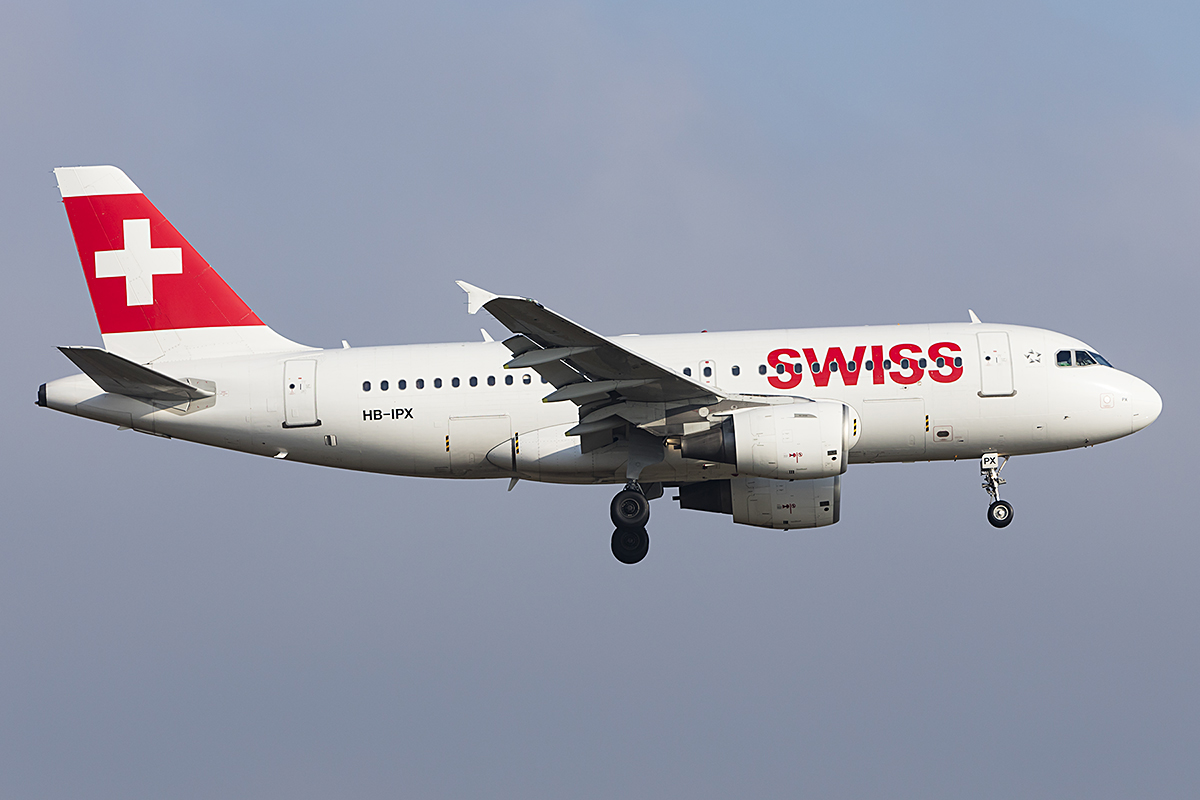 Swiss, HB-JPX, Airbus, A319-112, 19.01.2019, ZRH, Zürich, Switzerland 


