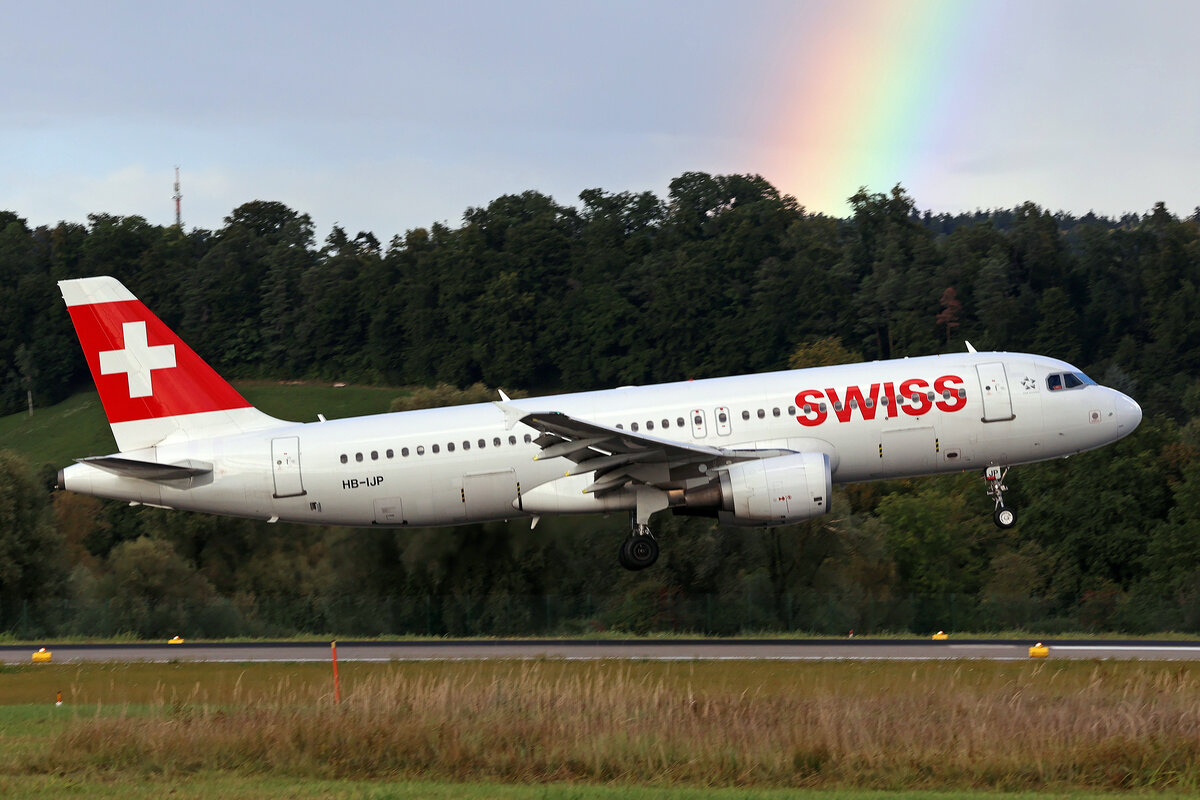SWISS International Air Lines, HB-IJP, Airbus A320-214, msn: 681,  Gstaad , 05.September 2025, ZRH Zürich, Switzerland.