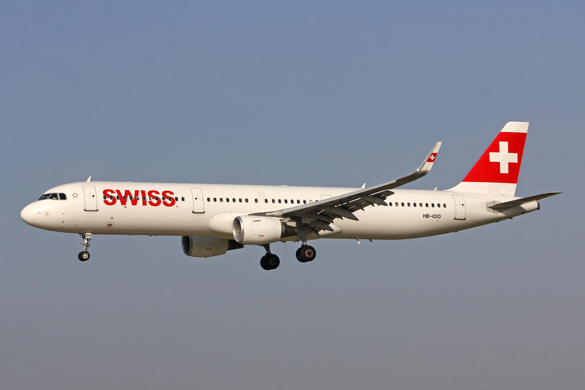 SWISS International Air Lines, HB-IOO, Airbus A321-212, msn: 7007, 25.Juni 2019, ZRH Zürich, Switzerland.