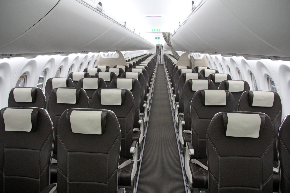 SWISS International Air Lines, HB-JCD, Bombardier CS-300, msn: 55013, 09.März 2019, ZRH Zürich, Switzerland.