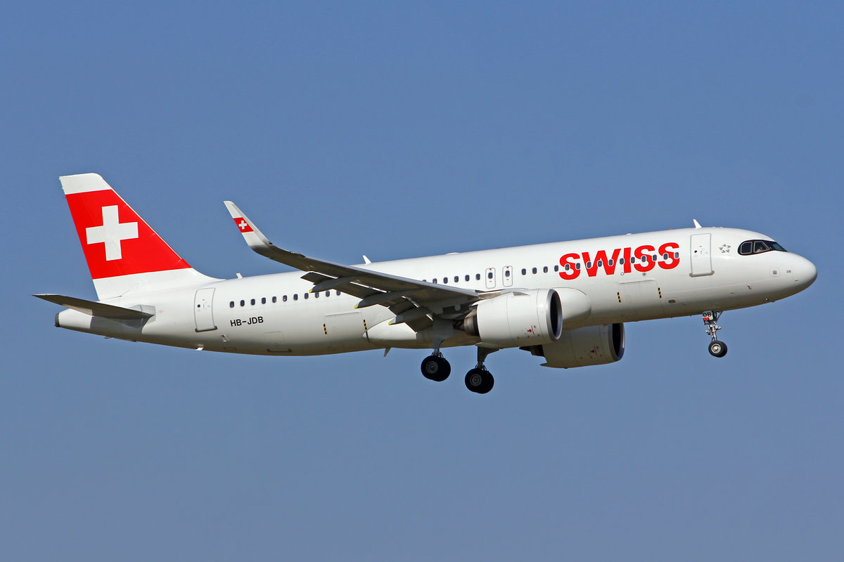 SWISS International Air Lines, HB-JDB, Airbus A320-271N, msn: 9373,  Riederalp , 31.März 2021, ZRH Zürich, Switzerland.