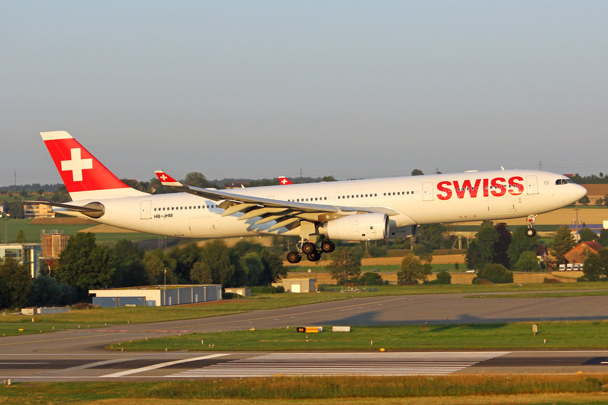 SWISS International Air Lines, HB-JHM, Airbus A330-343X, msn: 1355, 06.Juli 2019, ZRH Zürich, Switzerland.