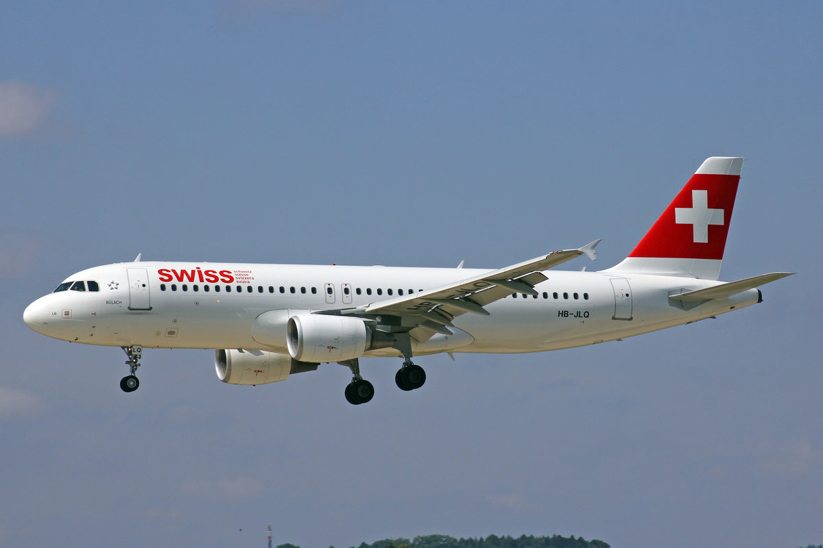 SWISS International Air Lines, HB-JLQ, Airbus A320-214,  Bülach , 21.Juli 2017, ZRH Zürich, Switzerland.