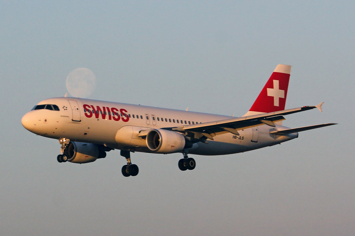 SWISS International Air Lines, HB-JLS, Airbus A320-214, msn: 5069,  Niederhasli , 21.Februar 2019, ZRH Zürich, Switzerland.