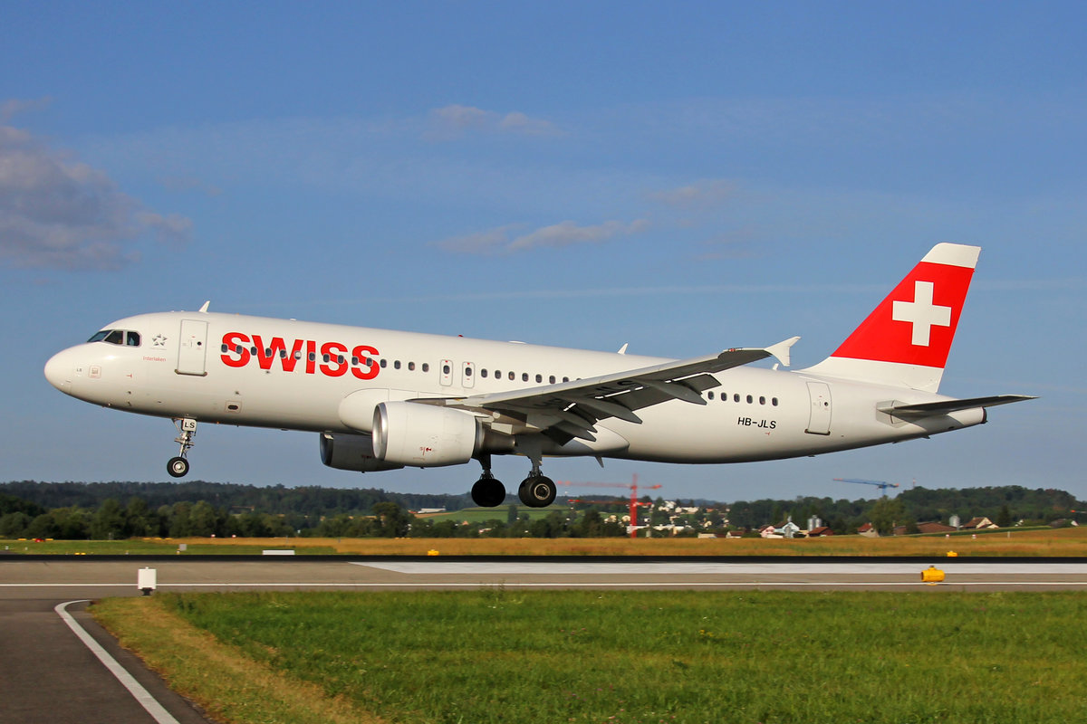 SWISS International Air Lines, HB-JLS, Airbus A320-214, msn: 5069,  Niederhasli , 01.August 2019, ZRH Zürich, Switzerland.