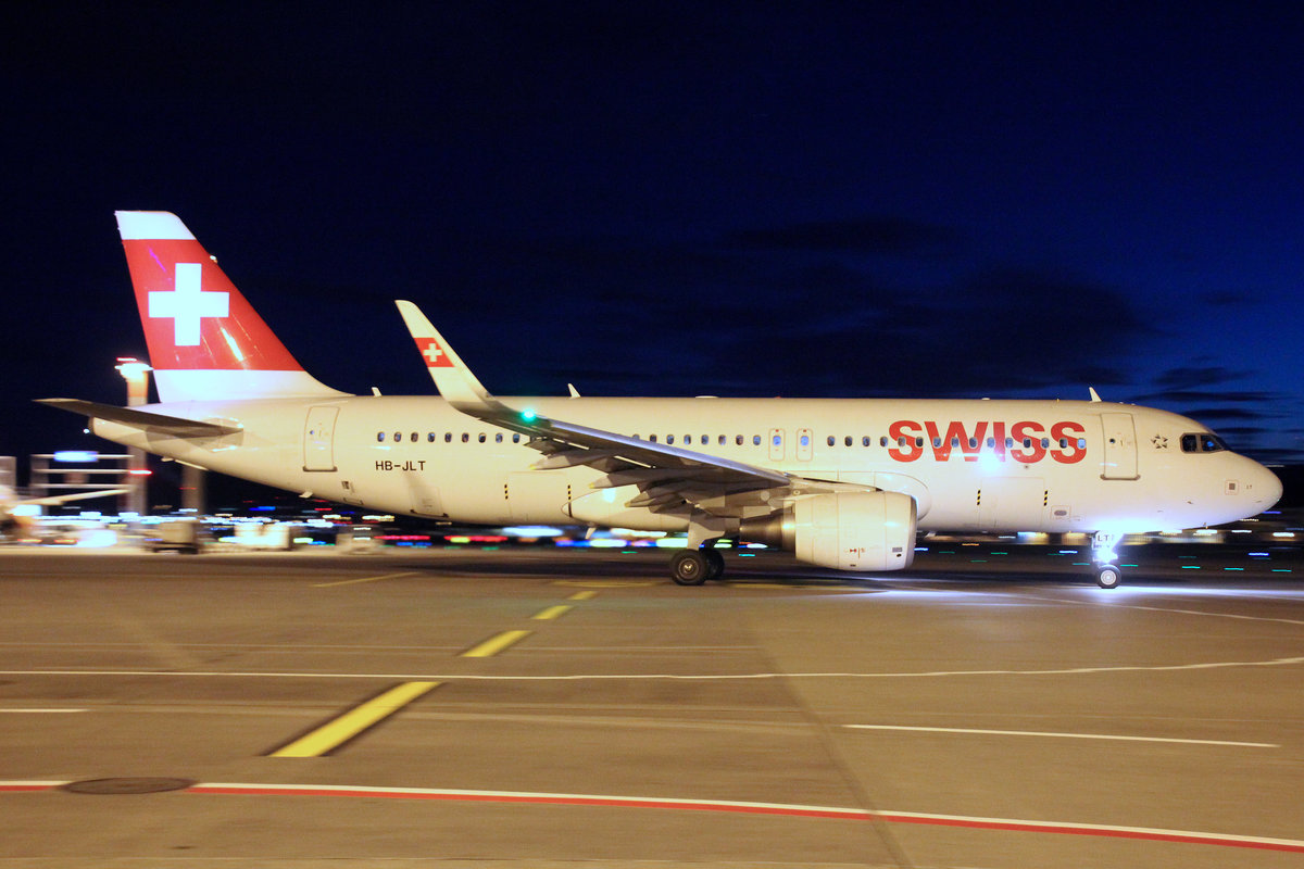 SWISS International Air Lines, HB-JLT, Airbus A320-214, msn: 5518,  Grenchen , 26.Dezember 2017, ZRH Zürich, Switzerland.