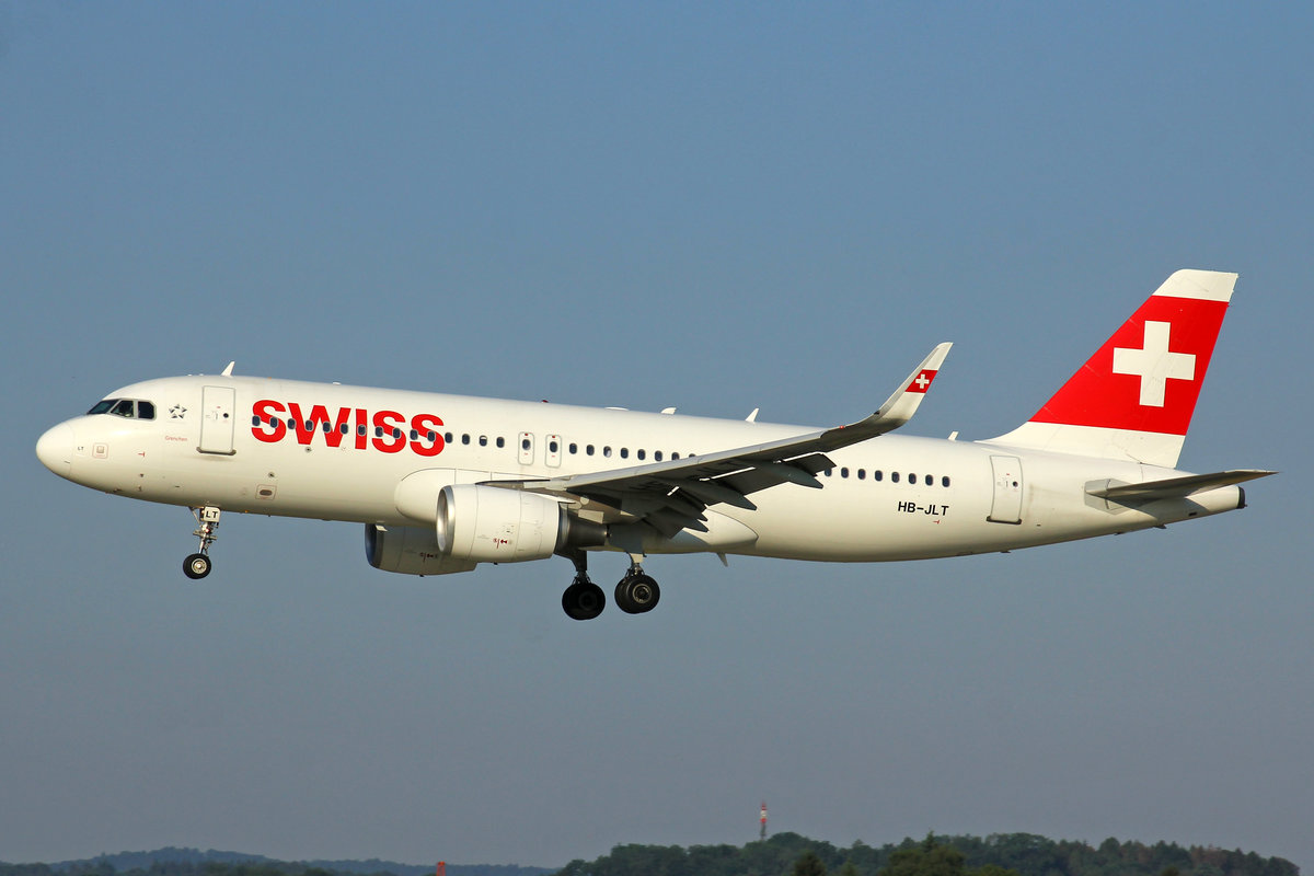 SWISS International Air Lines, HB-JLT, Airbus A320-214, msn: 5518,  Grenchen , 24.Juli 2019, ZRH Zürich, Switzerland.