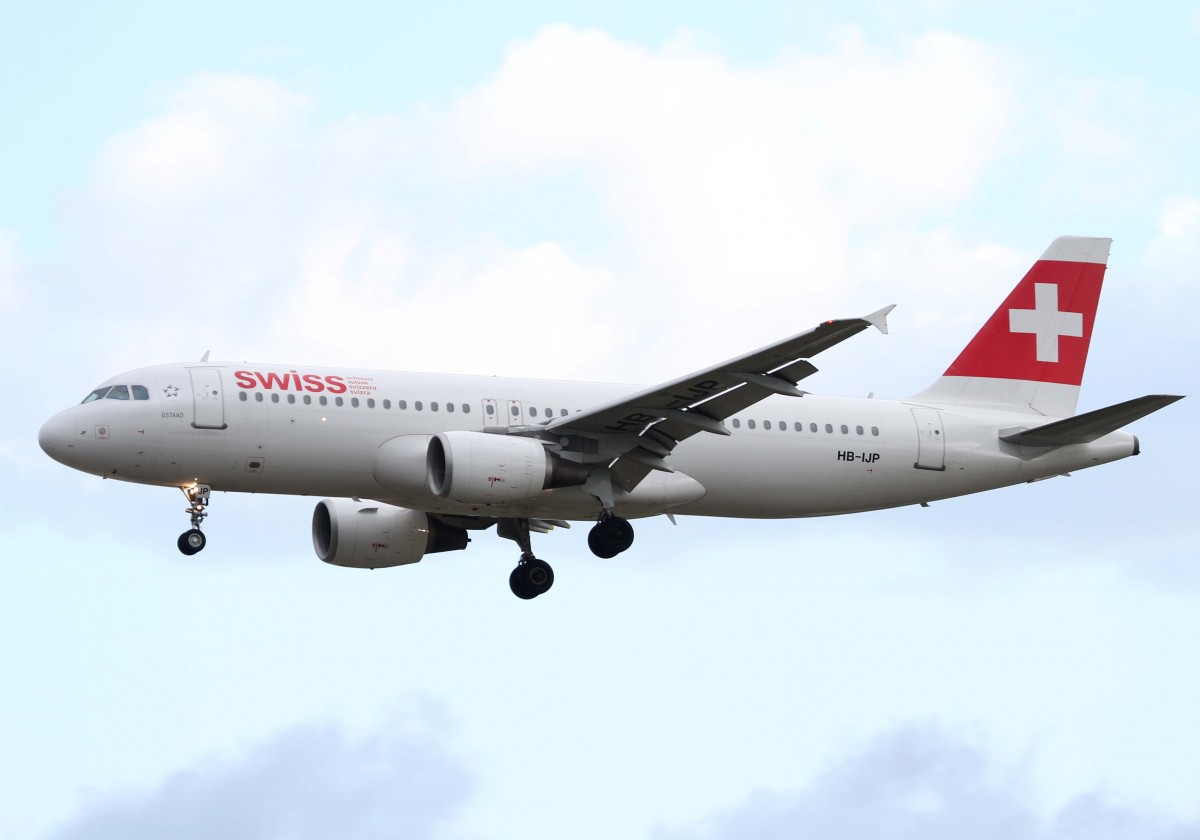 Swiss International Airlines, HB-IJP  Gstaad , Airbus, A 320-200, 18.04.2014, FRA-EDDF, Frankfurt, Germany 