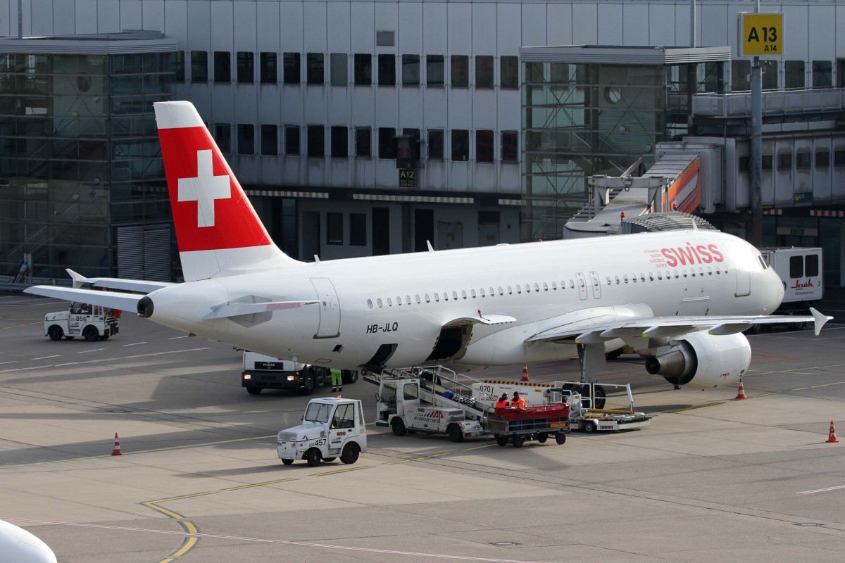 Swiss (LX/SWR), HB-JLQ  Bülach , Airbus, A 320-214, 03.04.2015, DUS-EDDL, Düsseldorf, Germany