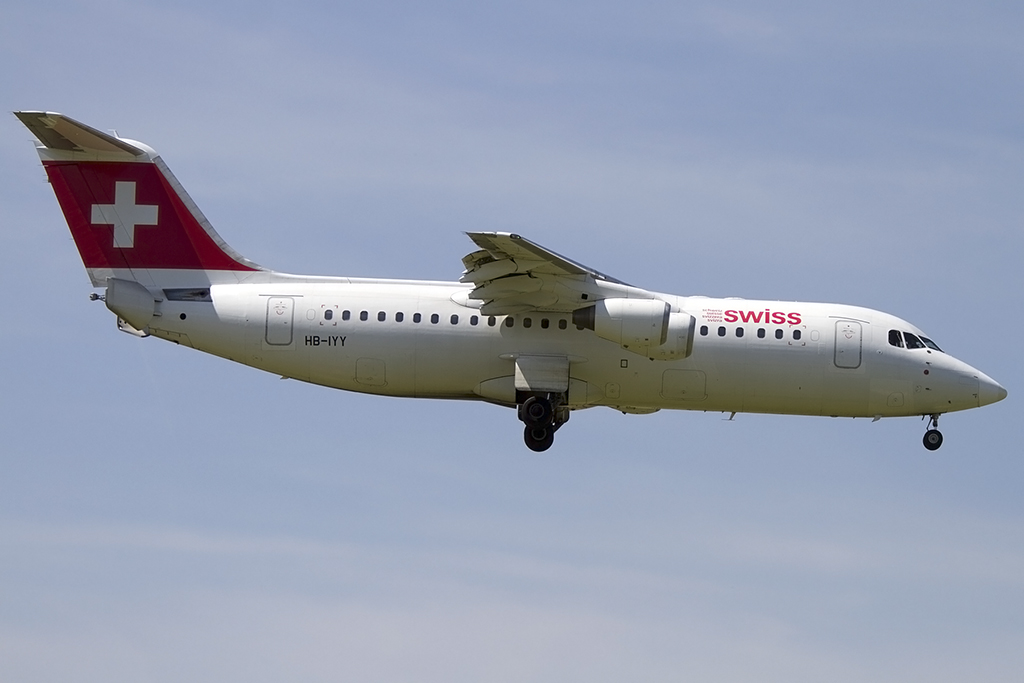 Swiss, OO-DWE, BAe, Avro RJ-100, 17.05.2014, BRU, Brüssel, Belgium




