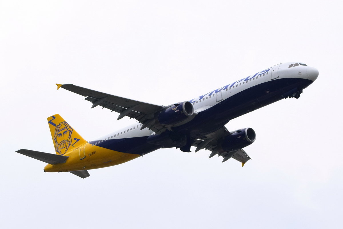 SX-ABY Olympus Airways Airbus A321-231  , MUC , 19.05.2018