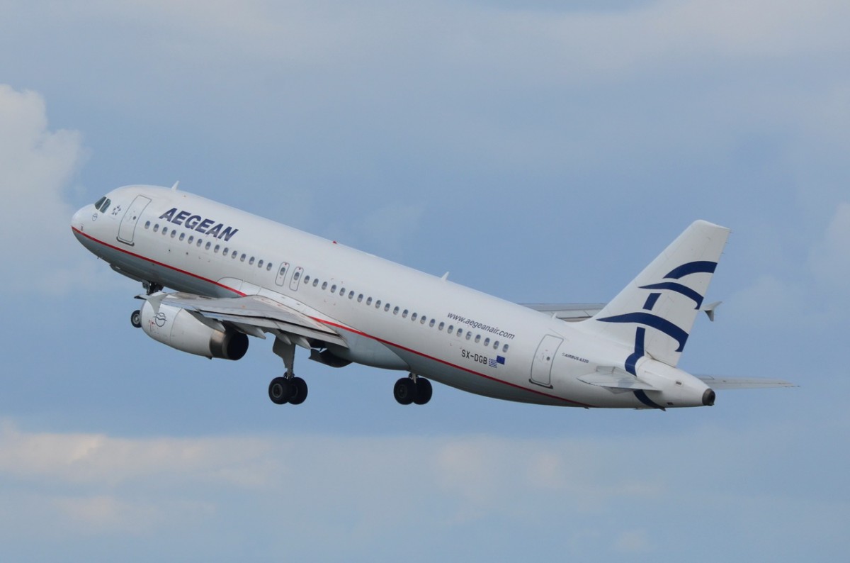 SX-DGB Aegean Airlines Airbus A320-232    in Tegel gestartet am 20.08.2014