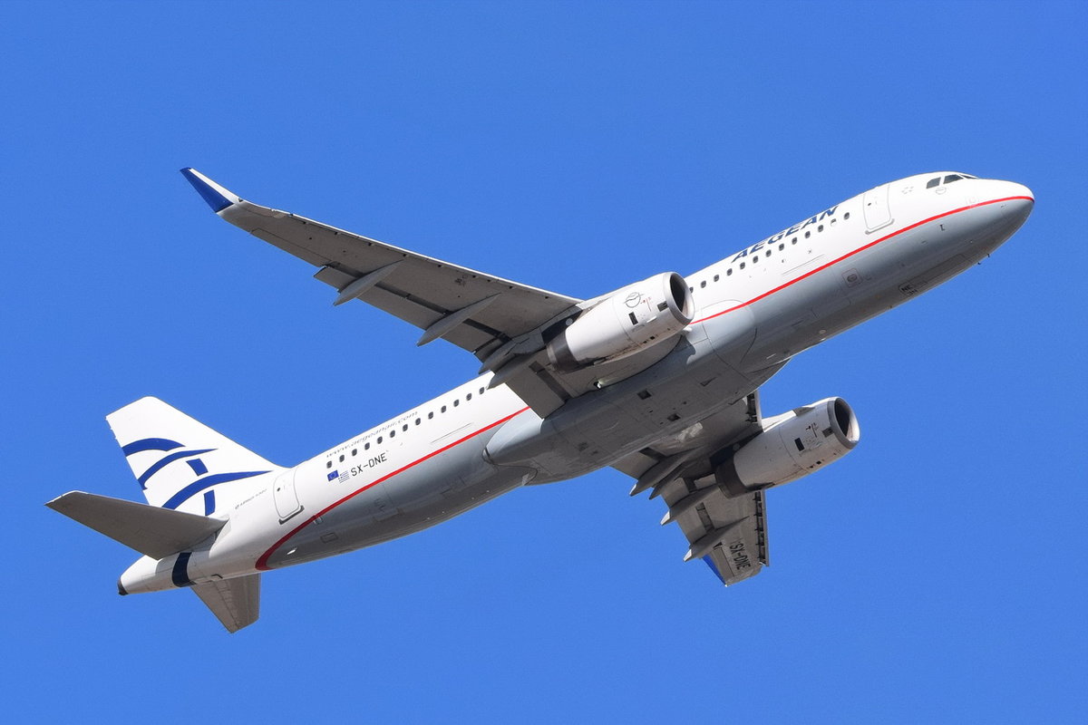 SX-DNE Aegean Airlines Airbus A320-232(WL) , 29.03.2019 , MUC