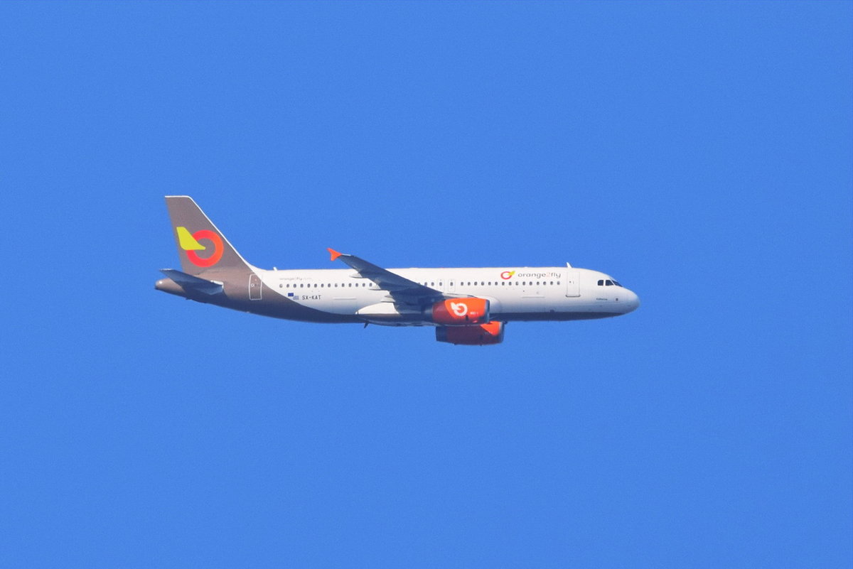 SX-KAT Orange2fly Airbus A320-232 , 28.07.2019 , Anflug Tegel