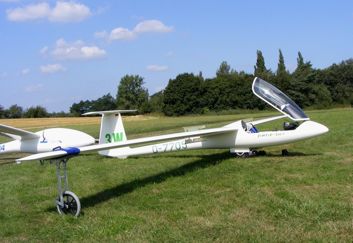 SZD-48-3 Jantar Standard 3, D-7705, Segelfluggelände Riesa-Canitz, 24.8.2013