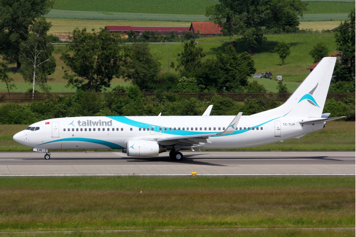 Tailwind Airlines , TC-TLH, Boeing 737-8KN (W), 30.Mai 2015, ZRH  Zürich, Switzerland.