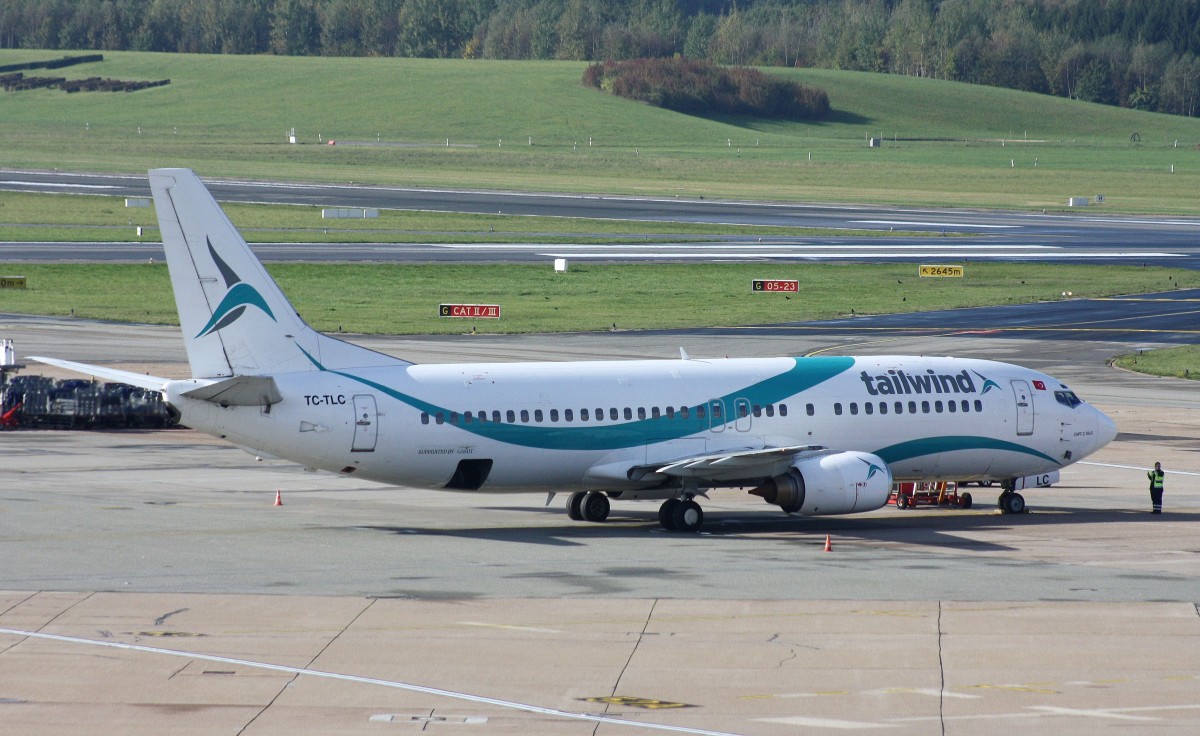 Tailwind Airlines ,TC-TLC,(c/n 25112),Boeing 737-4Q8, 14.10.2014, HAM-EDDH, Hamburg, Germany 