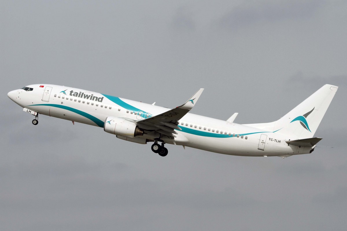 Tailwind Airlines (TI/TWI), TC-TLH, Boeing, 737-8K5 wl, 03.04.2015, DUS-EDDL, Düsseldorf, Germany